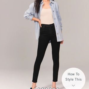 ABERCROMBIE SIMONE HIGH RISE SUPER SKINNY -  NWT
